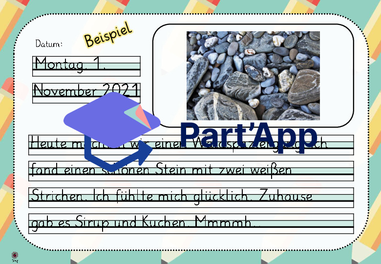 Tagebuch mint - Schreibe auf, was du gemacht hast_5
