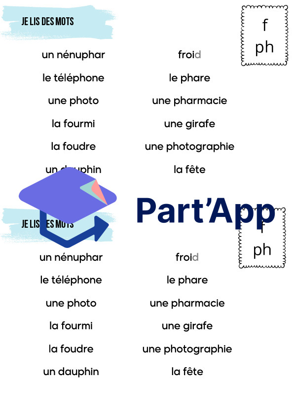 Lecture son f / ph - 3H_6