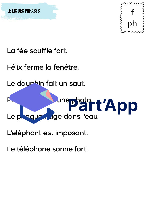 Lecture son f / ph - 3H_7