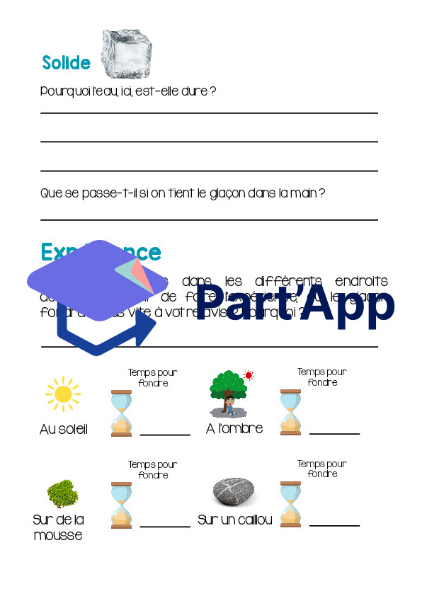 Ecole en forêt - Quiz les états de l'eau_3