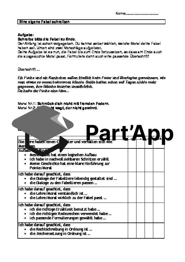 Eine eigene Fabel schreiben_2