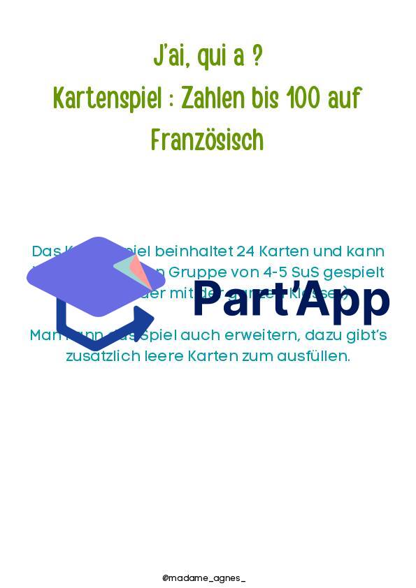 Kartenspiel Französisch Zahlen bis 100_9