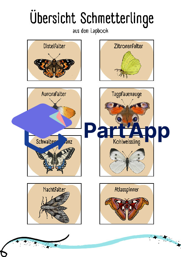 Lapbook für den Kindergarten: Schmetterling_4