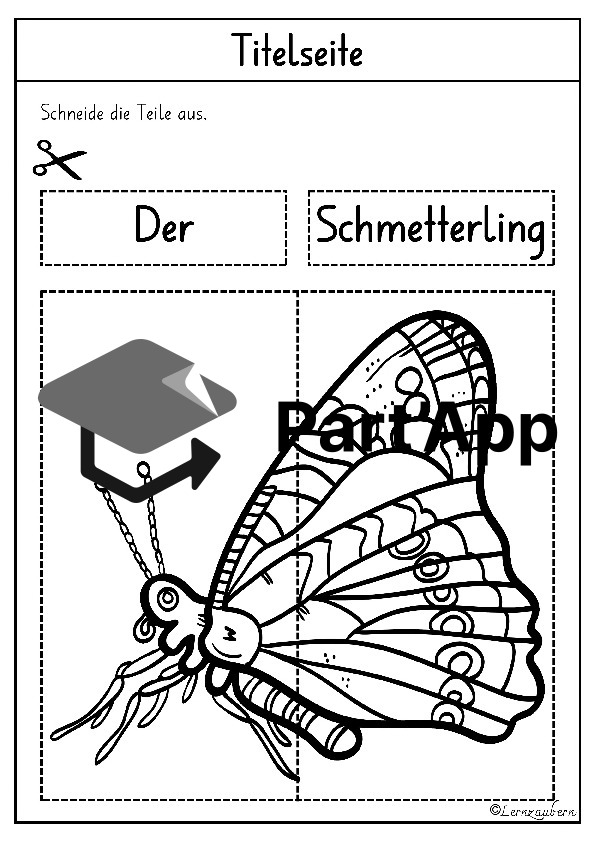 Lapbook für den Kindergarten: Schmetterling_5