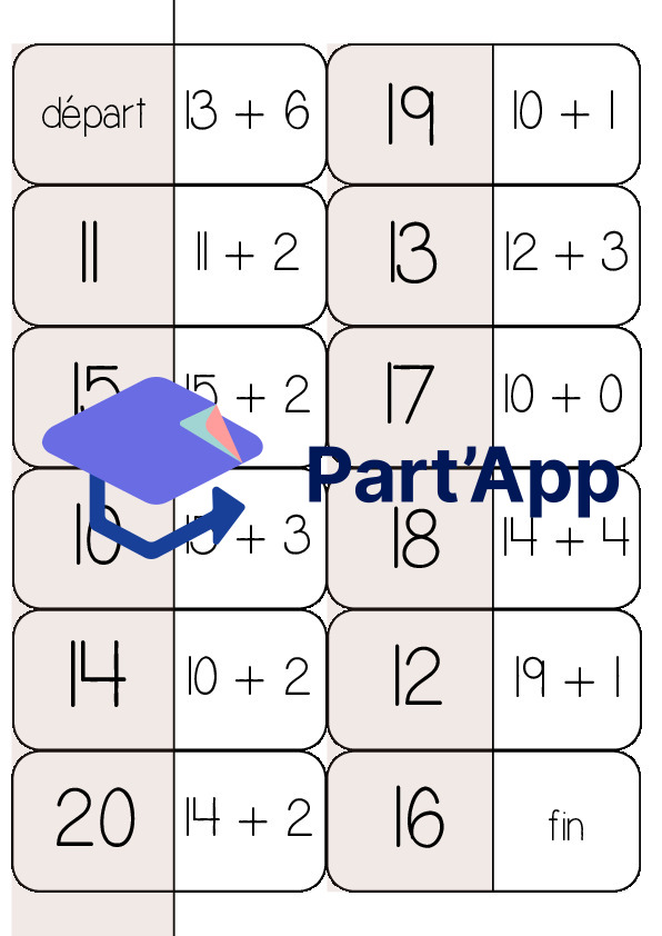 Domino addition jusqu'à20_4