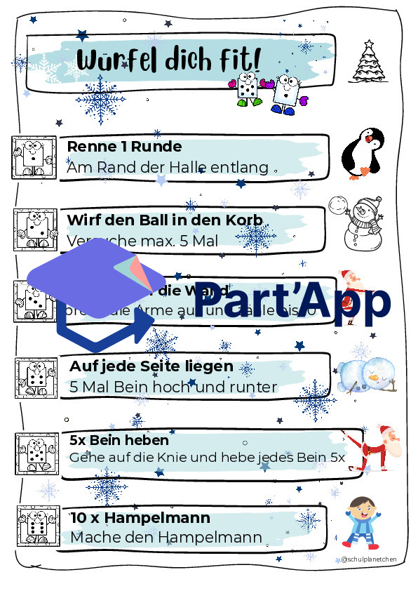 Würfel dich fit! - Winter Edition (Sport Grundschule)_3