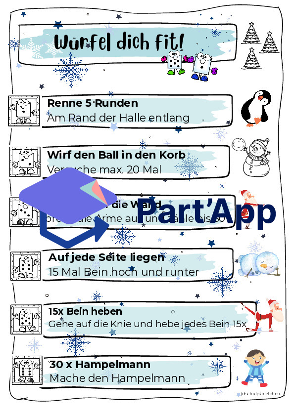 Würfel dich fit! - Winter Edition (Sport Grundschule)_5