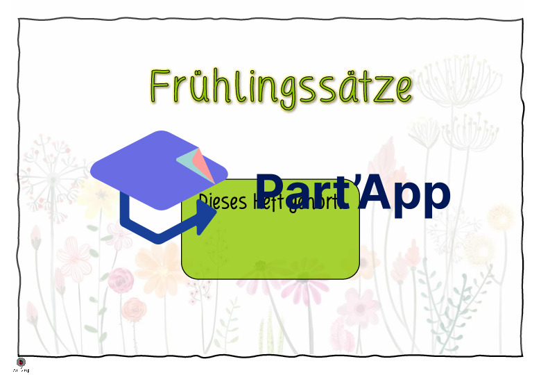 Frühlingssätze - Schreibe die Sätze fertig_4