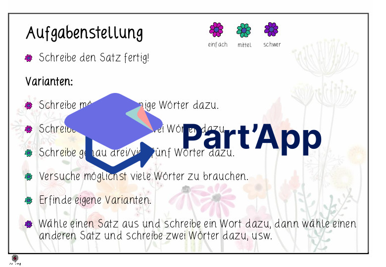 Frühlingssätze - Schreibe die Sätze fertig_5