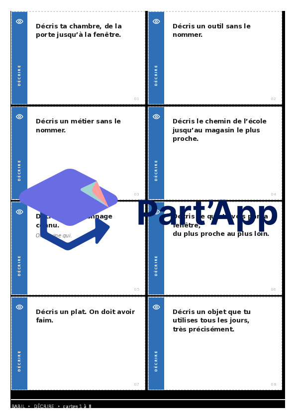 Babil 5-6H : 48 cartes pour la production orale_10