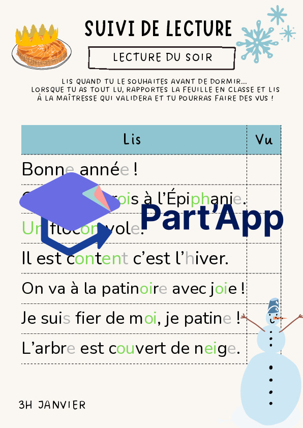 lectures du soir janvier- juin 3-4 H_2