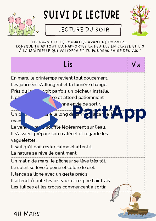 lectures du soir janvier- juin 3-4 H_7