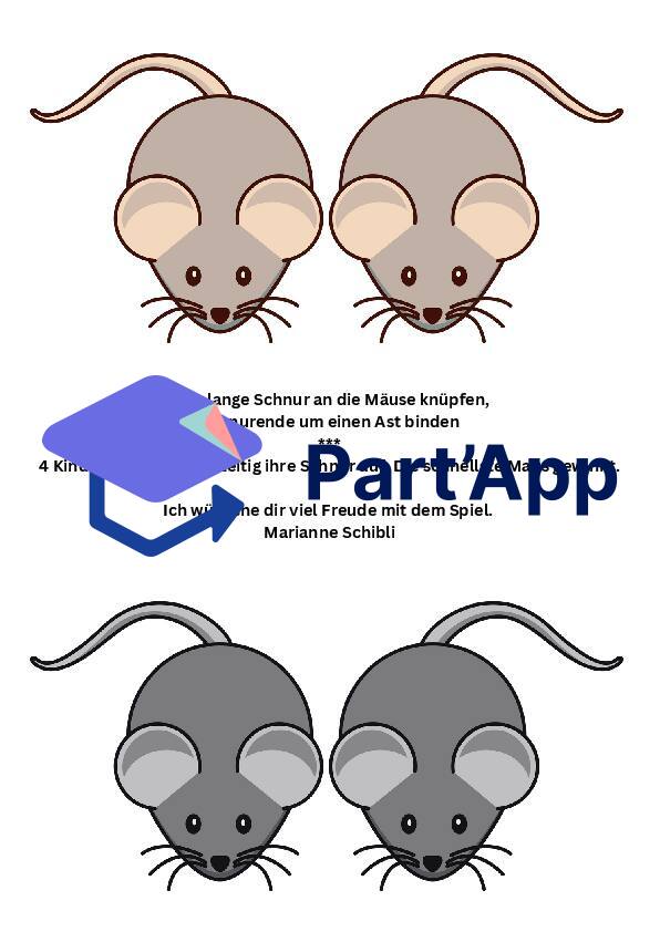 Jeu d'assemblage de souris Jeu d'enroulement_43