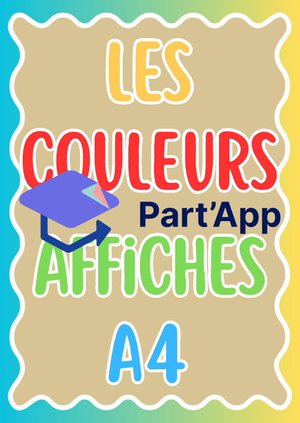Affiches des Couleurs Style Américain / Rétro (1H-4H)_2
