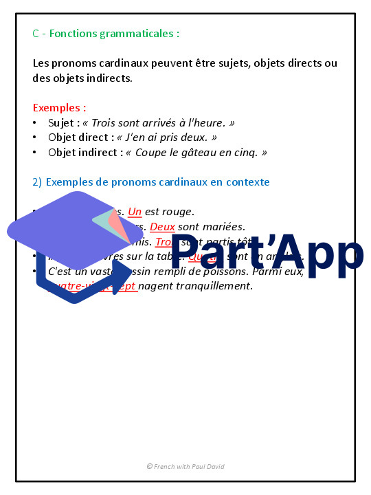 Pronoms numéraux - Explications et exercices_19