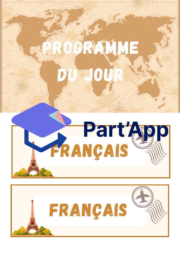 Étiquettes du menu du jour - Voyage autour du monde_2