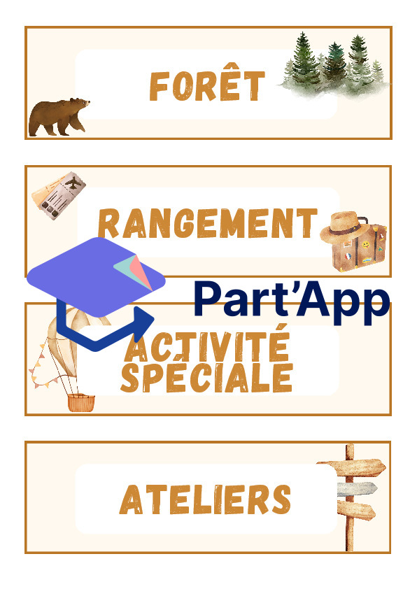 Étiquettes du menu du jour - Voyage autour du monde_8