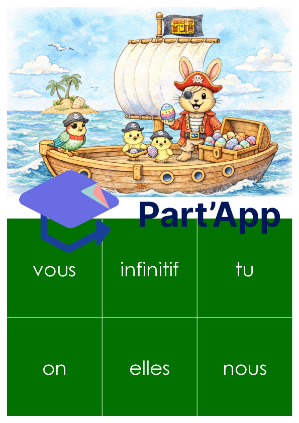 4P puzzle conjugaison aller présent_10