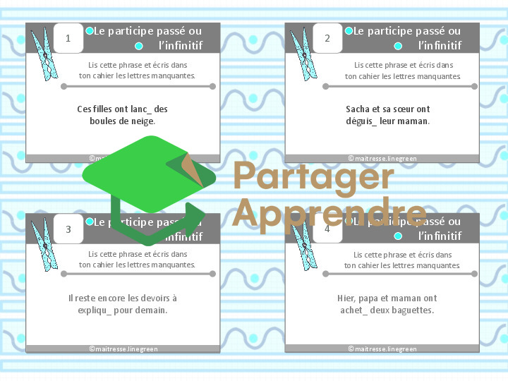 Les homophones/participe passé : er - é - ez_2