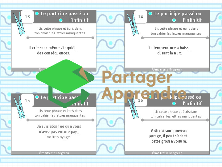 Les homophones/participe passé : er - é - ez_8
