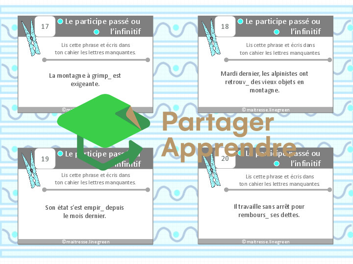 Les homophones/participe passé : er - é - ez_10