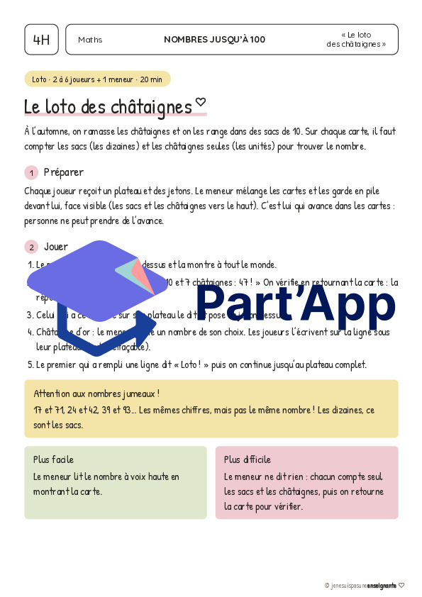 Le loto des châtaignes - 4H_2