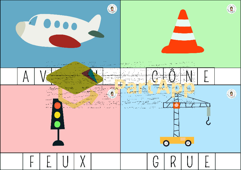 🚗 Cartes à pince – Reconstituer les mots – Les véhicules_3