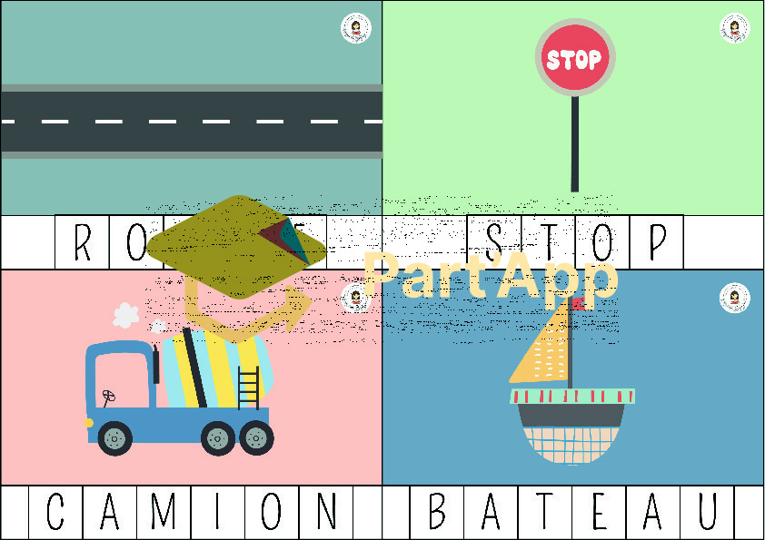 🚗 Cartes à pince – Reconstituer les mots – Les véhicules_4