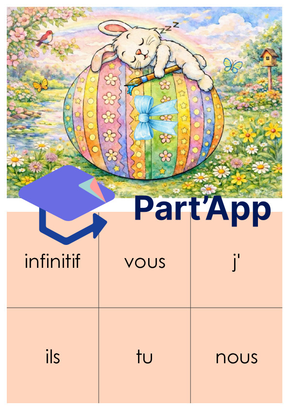 4P Puzzle de conjugaison avoir présent_4
