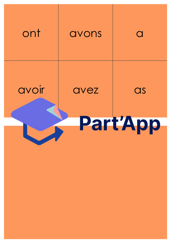 4P Puzzle de conjugaison avoir présent_9