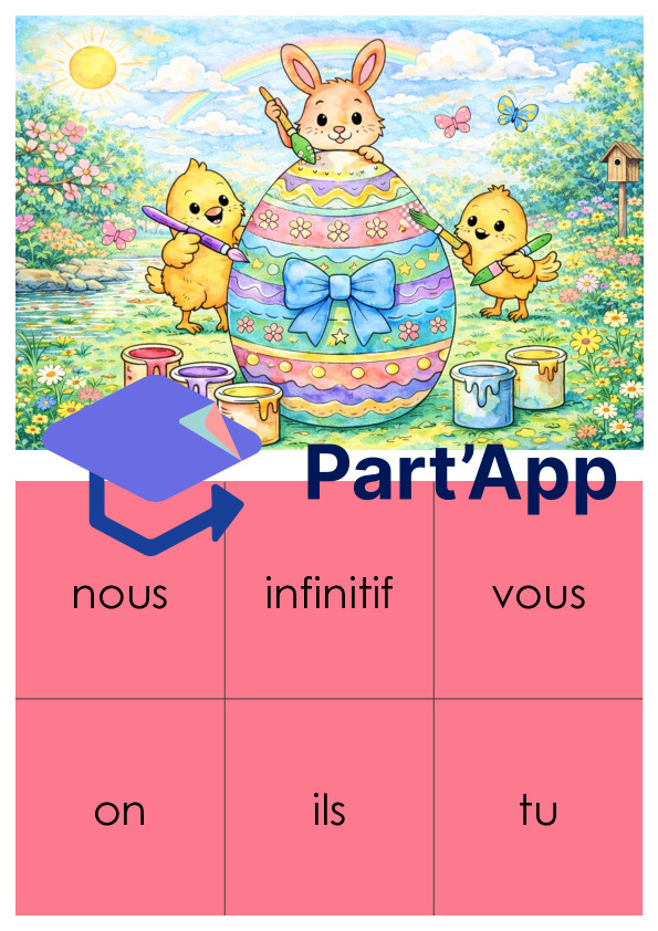 4P Puzzle de conjugaison avoir présent_10
