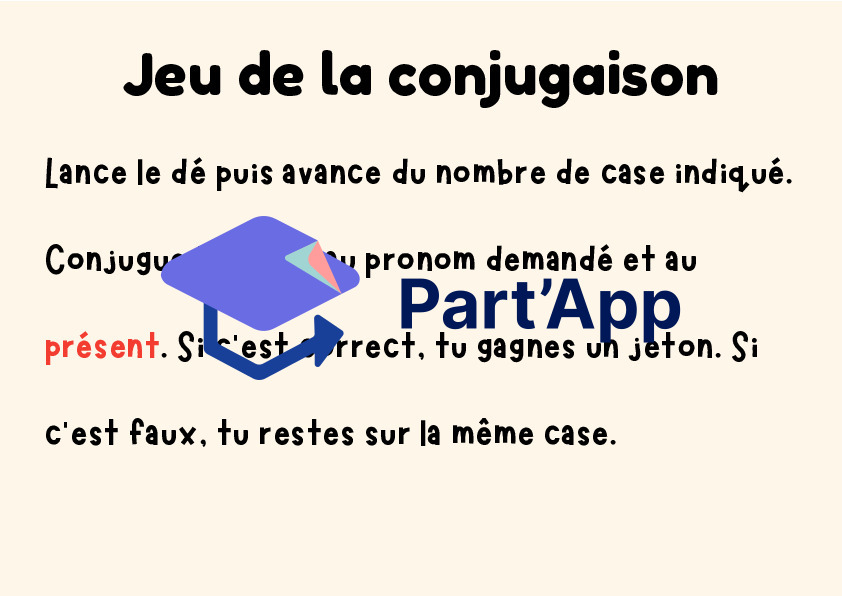 Jeu de plateau - verbes 4H_3