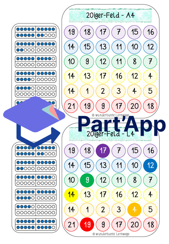 PLOPPER - Zählen im 20iger-Feld - Mathe - ab Klasse 1_10