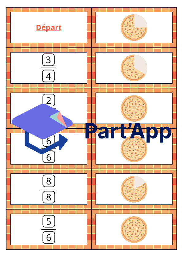 Les dominos des fractions en pizzas_2