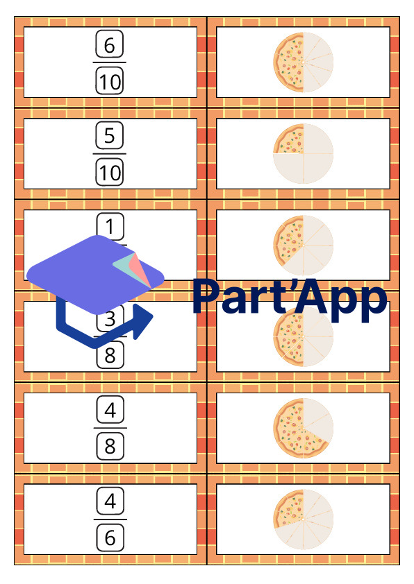Les dominos des fractions en pizzas_5