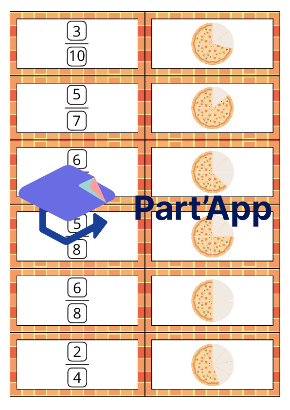 Les dominos des fractions en pizzas_6