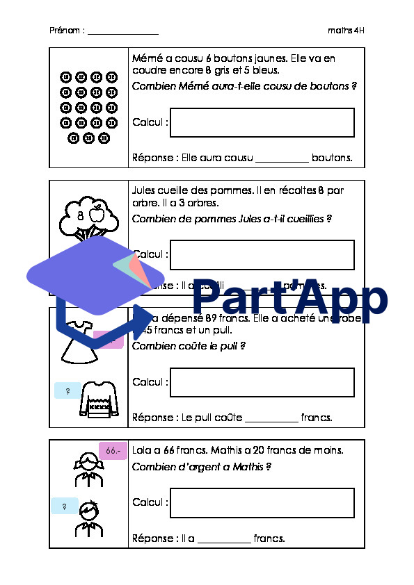 6 pages de problèmes 4H_3