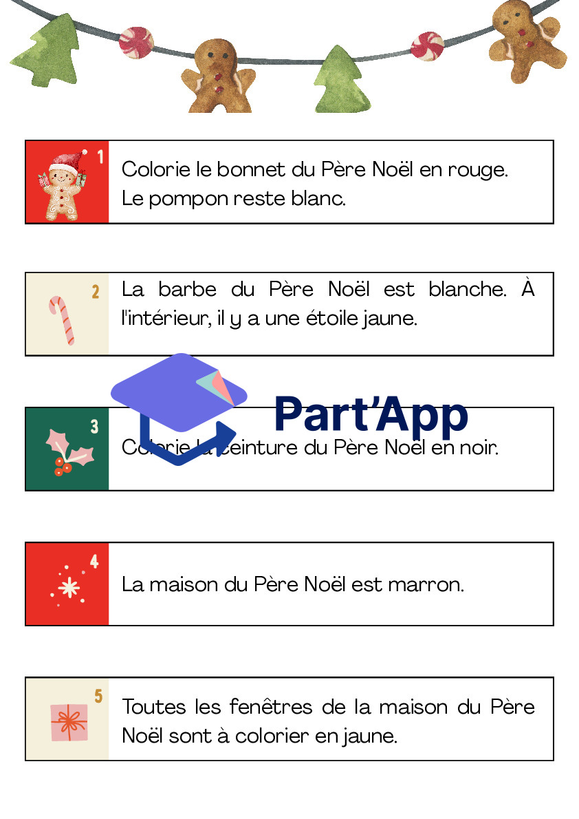 Calendrier de l’Avent, grand coloriage de Noël_4
