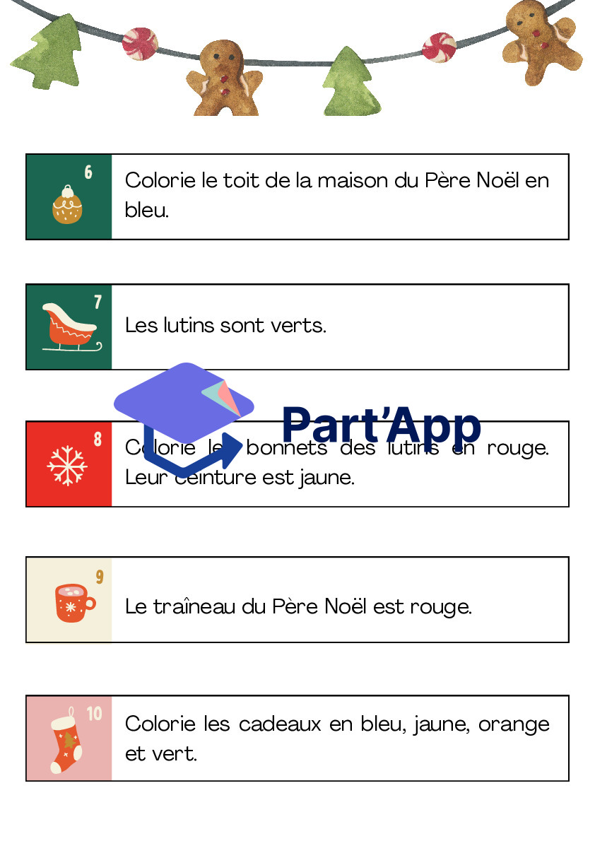 Calendrier de l’Avent, grand coloriage de Noël_5