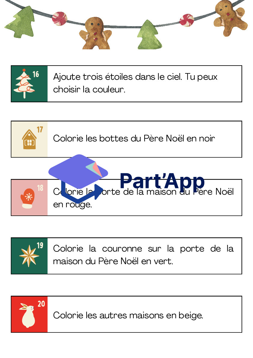 Calendrier de l’Avent, grand coloriage de Noël_7
