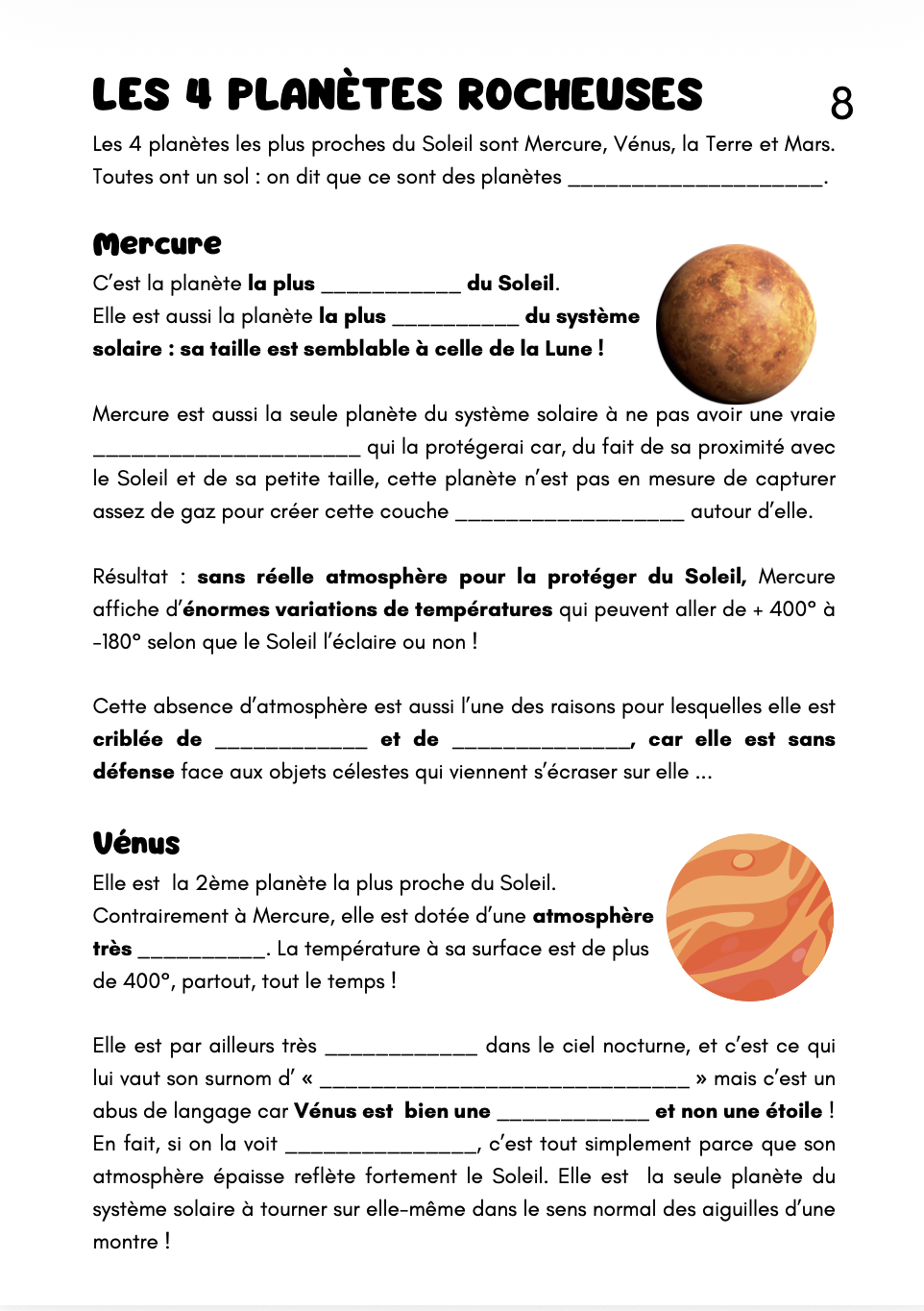 Dossier système solaire - planètes et corrigé_2