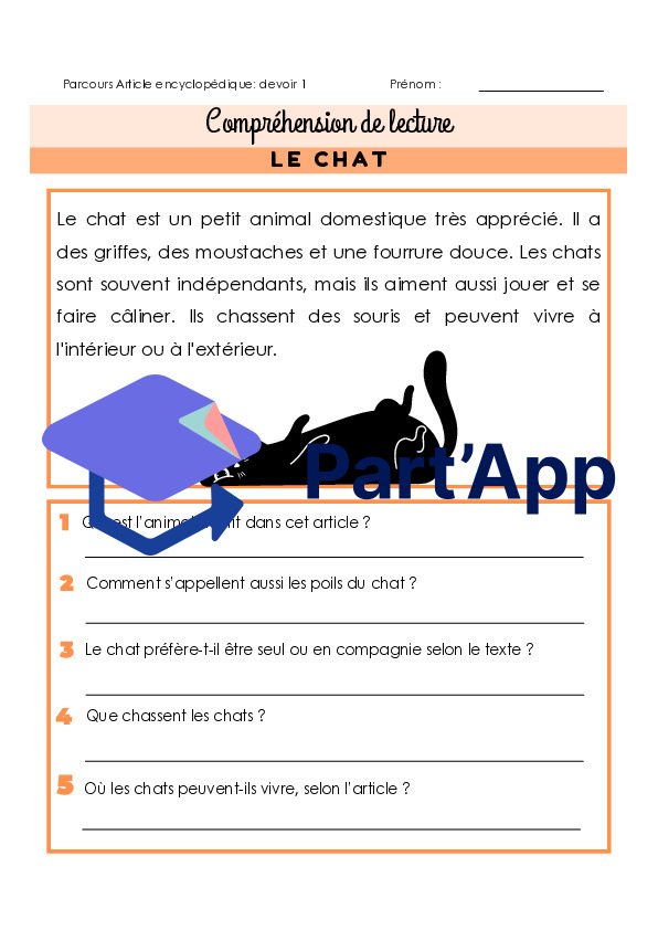 Compréhension de lecture - l'article encyclopédique_2
