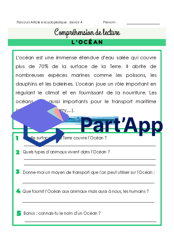 Compréhension de lecture - l'article encyclopédique_5