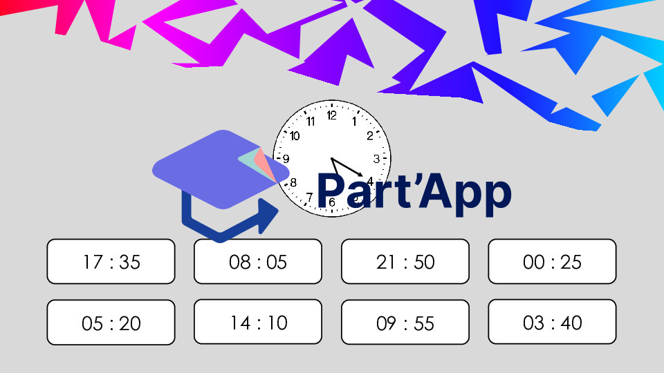 Heures numériques / Toutes les 05 minutes_6
