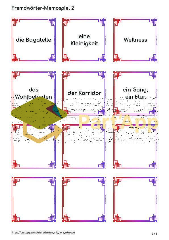 Fremdwörter-Memospiel 2 (Wortschatz)_4