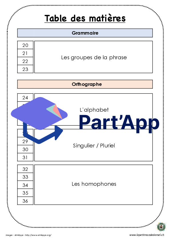 cahier de français 4P_4