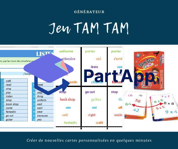 Générateur de Jeu TAM TAM_3