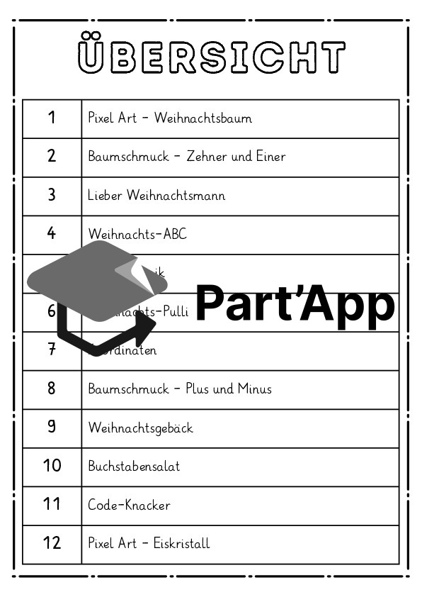 Weihnachtsheft oder Adventskalender_5