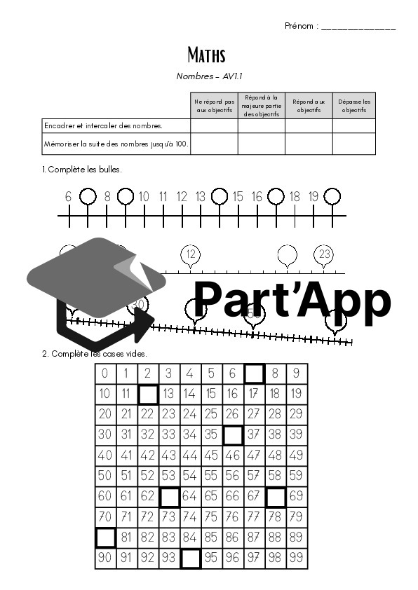 Evaluation maths 4H - Nombres AV1.1_2