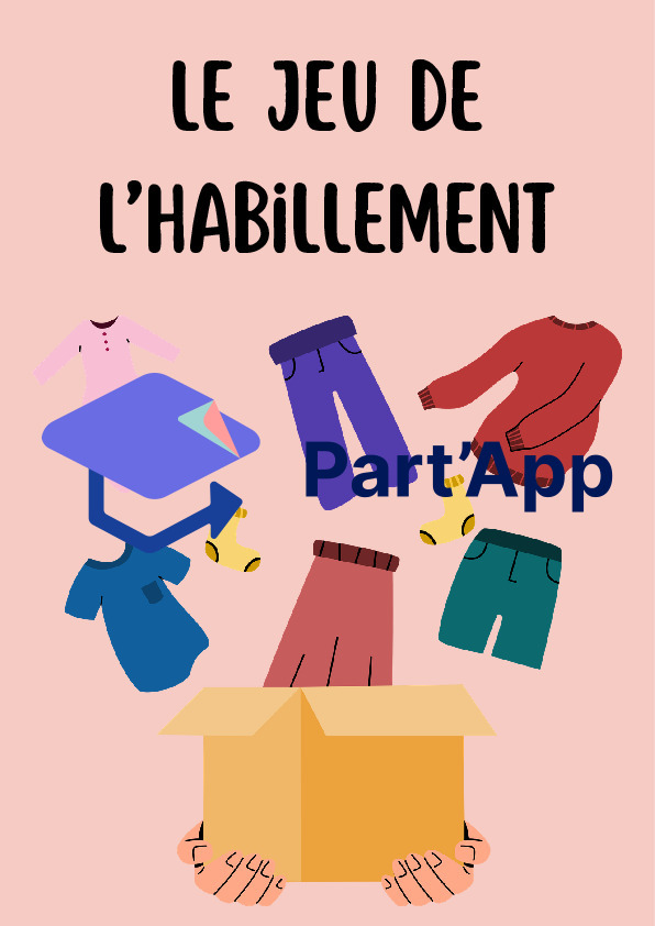Jeu de Description & Habillage « Qu’est-ce que je porte ? » – Vocabulaire des Vêtements & Météo (1H-4H) – Atelier Binôme & Autonomie_2